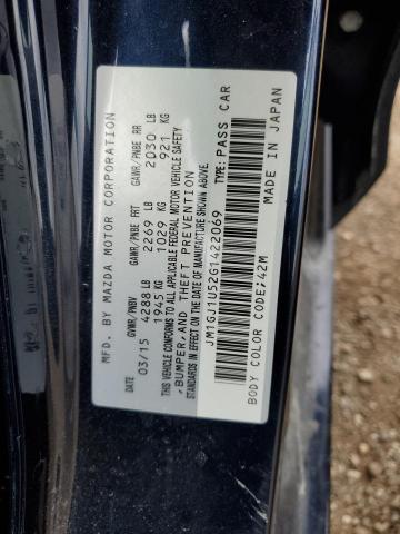 JM1GJ1U52G1422069 - 2016 MAZDA 6 SPORT 蓝色 照片 12