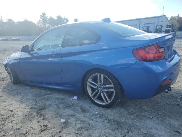 WBA1G9C54FVX96434 - 2015 BMW 228 XI SULEV BLUE photo 2