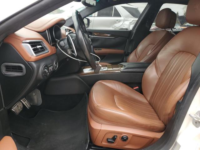 ZAM57RTA0E1117715 - 2014 MASERATI GHIBLI S WHITE photo 7