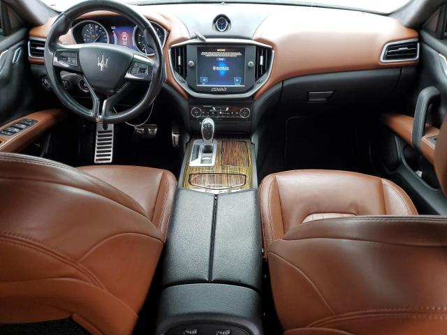 ZAM57RTA0E1117715 - 2014 MASERATI GHIBLI S WHITE photo 8