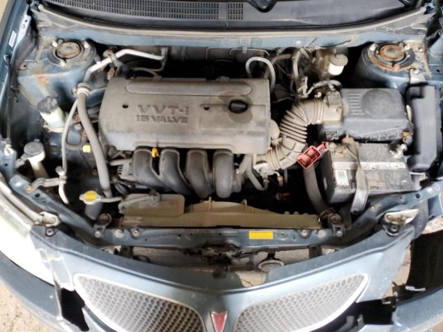 5Y2SL65867Z435595 - 2007 PONTIAC VIBE BLUE photo 11