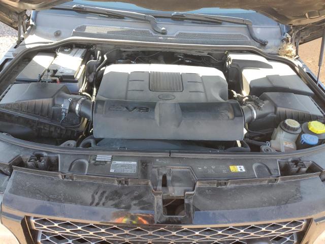 SALSF2D45CA729098 - 2012 LAND ROVER RANGE ROVE HSE BLACK photo 11
