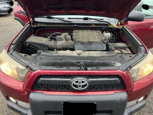 JTEBU5JR7A5023301 - 2010 TOYOTA 4RUNNER SR5 Burgund zdjęcie 7
