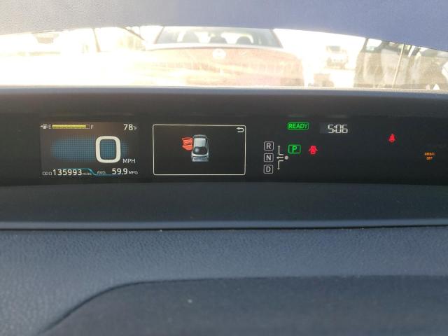 JTDKARFU9G3507265 - 2016 TOYOTA PRIUS 蓝色 照片 9