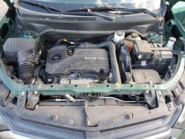 2GNAXJEV1J6352482 - 2018 CHEVROLET EQUINOX LT GREEN photo 11