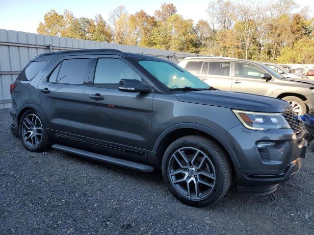1FM5K8GT6JGB05046 - 2018 FORD EXPLORER SPORT Szary zdjęcie 4