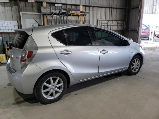 JTDKDTB3XC1507752 - 2012 TOYOTA PRIUS C ვერცხლისფერი ფოტო 3