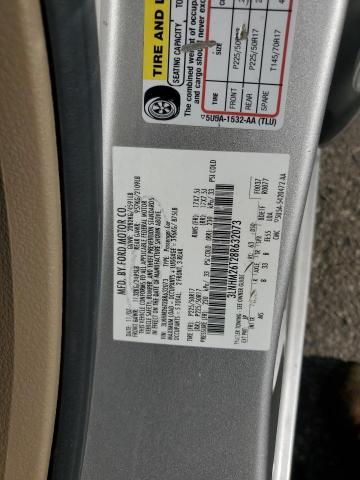 3LNHM26T28R632073 - 2008 LINCOLN MKZ SILVER photo 12