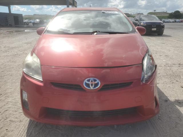 JTDKN3DU5A5019222 - 2010 TOYOTA PRIUS წითელი ფოტო 5