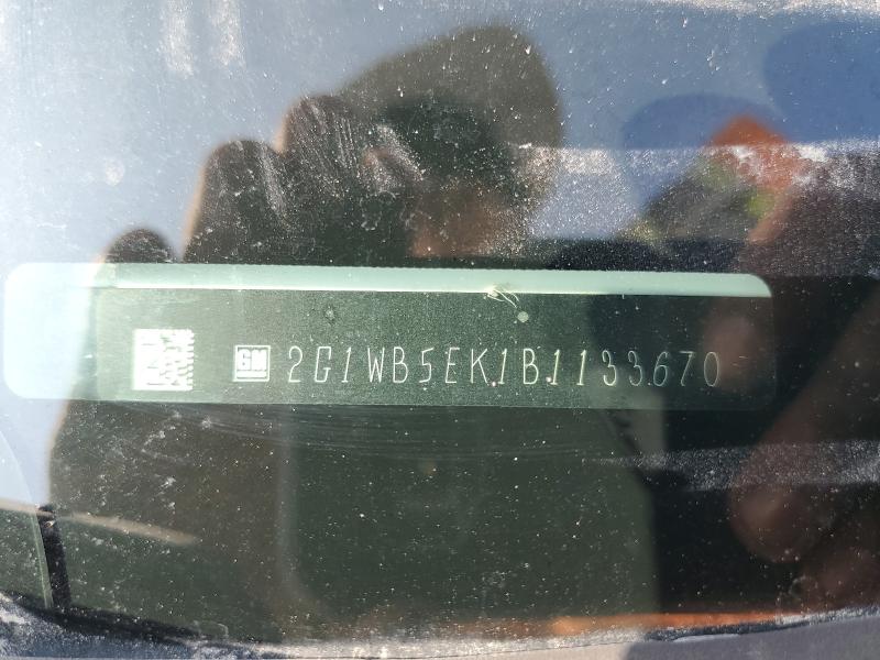 2G1WB5EK1B1133670 - 2011 CHEVROLET IMPALA LT WHITE photo 13