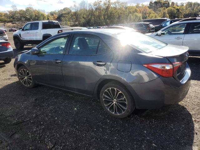 2T1BURHE8FC285840 - 2015 TOYOTA COROLLA L GRAY photo 2