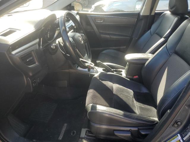 2T1BURHE8FC285840 - 2015 TOYOTA COROLLA L GRAY photo 7