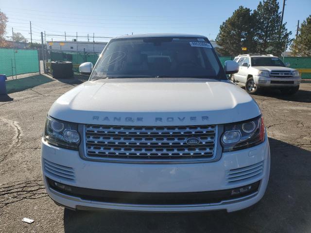SALGS2PF0GA293264 - 2016 LAND ROVER RANGE ROVE HSE WHITE photo 5