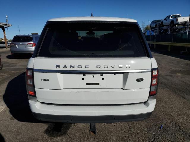 SALGS2PF0GA293264 - 2016 LAND ROVER RANGE ROVE HSE WHITE photo 6