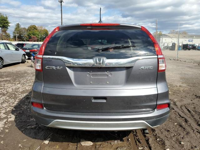 5J6RM4H74FL049837 - 2015 HONDA CR-V EXL SILVER photo 6