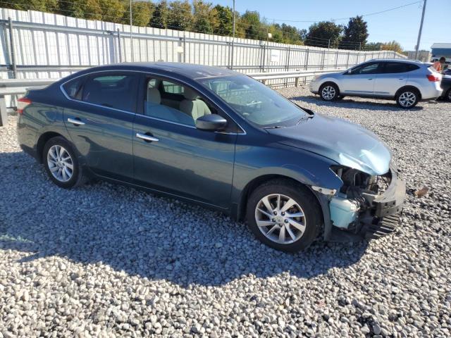 3N1AB7AP7FY382628 - 2015 NISSAN SENTRA S BLUE photo 4