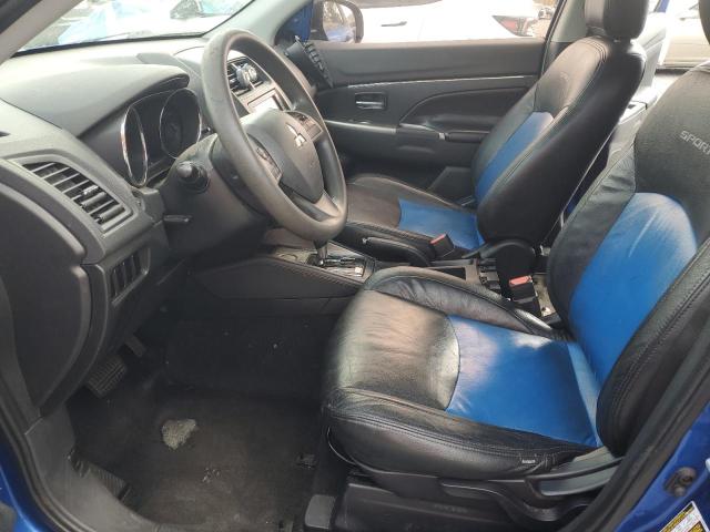 JA4AP3AU3JZ012282 - 2018 MITSUBISHI OUTLANDER ES BLUE photo 7