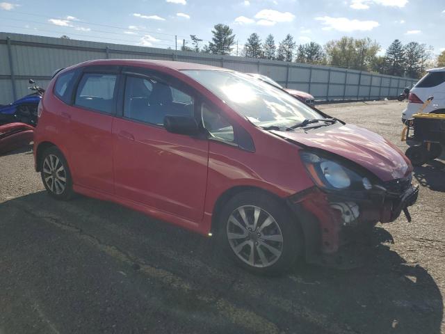 JHMGE8H55DC049132 - 2013 HONDA FIT SPORT RED photo 4