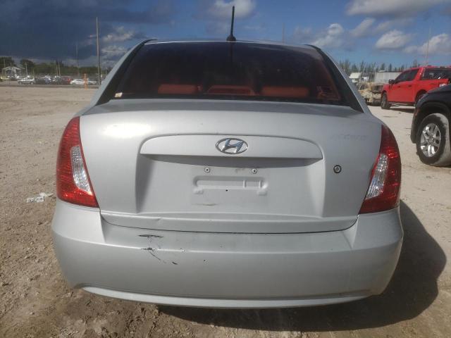 KMHCN4AC6BU603833 - 2011 HYUNDAI ACCENT GLS 银色 照片 6