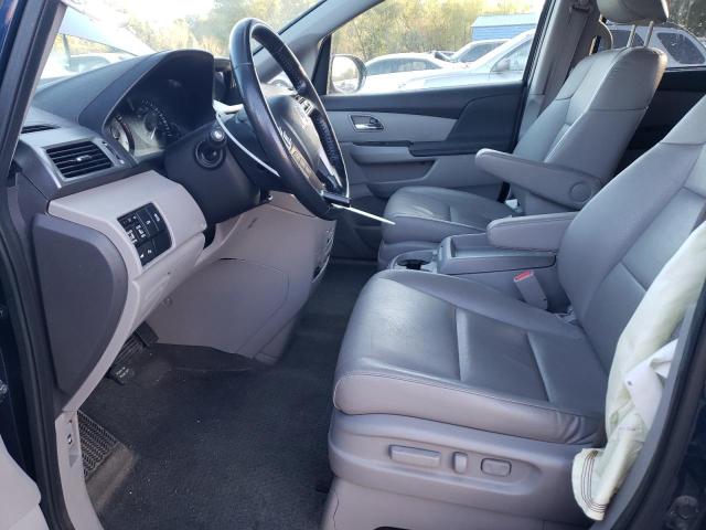 5FNRL5H93EB114310 - 2014 HONDA ODYSSEY TOURING أزرق صورة 7