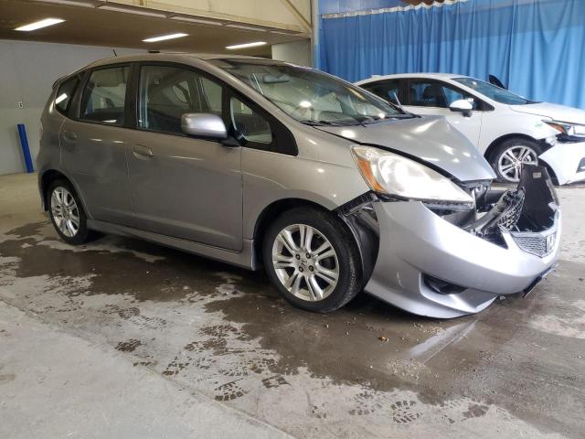 JHMGE8H44AS009357 - 2010 HONDA FIT SPORT SILVER photo 4