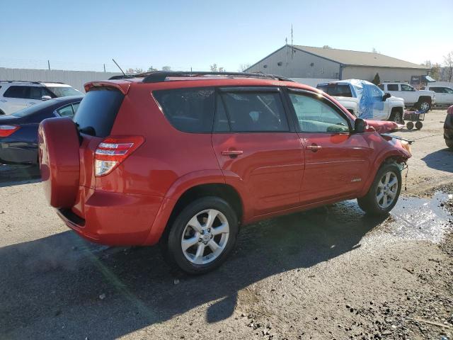 JTMZK31V49D001235 - 2009 TOYOTA RAV4 LIMITED RED photo 3