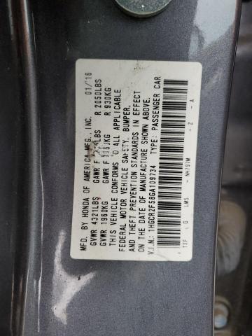 1HGCR2F58GA109734 - 2016 HONDA ACCORD SPORT Grau Foto 12