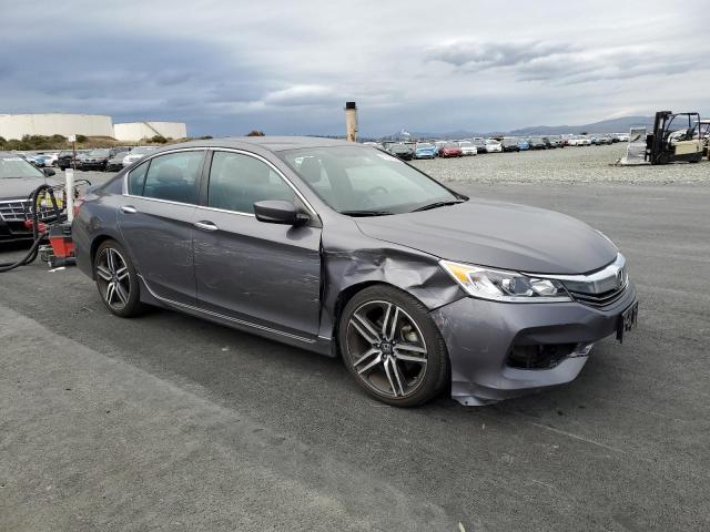 1HGCR2F58GA109734 - 2016 HONDA ACCORD SPORT Grau Foto 4