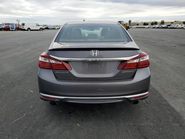 1HGCR2F58GA109734 - 2016 HONDA ACCORD SPORT Grau Foto 6