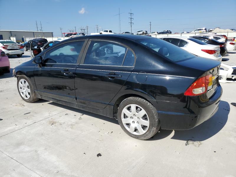 19XFA1F54BE037093 - 2011 HONDA CIVIC LX შავი ფოტო 2