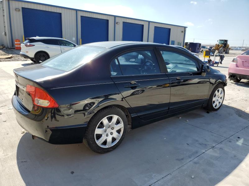 19XFA1F54BE037093 - 2011 HONDA CIVIC LX შავი ფოტო 3