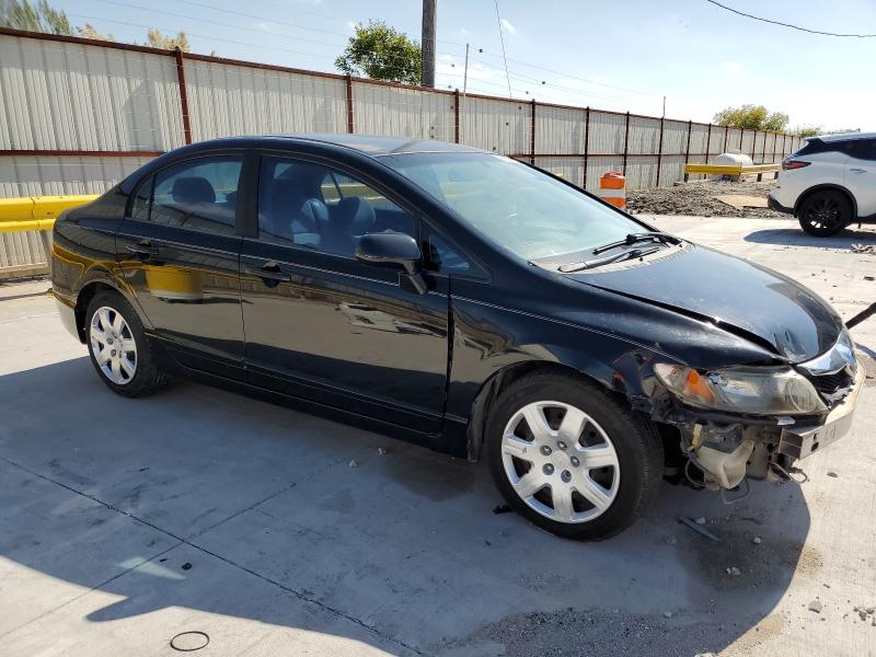 19XFA1F54BE037093 - 2011 HONDA CIVIC LX შავი ფოტო 4