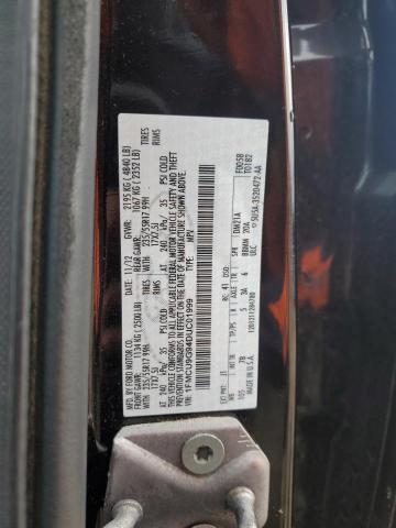 1FMCU9G94DUC01999 - 2013 FORD ESCAPE SE BLACK photo 12