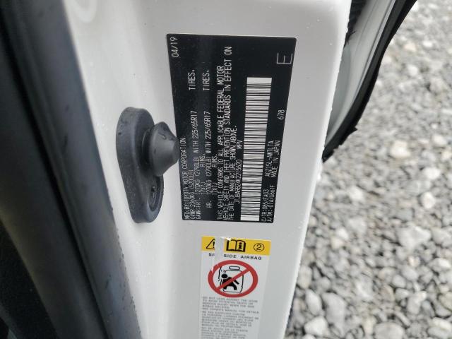 JTJBARBZ4K2215620 - 2019 LEXUS NX 300 BASE Ақ фото 13