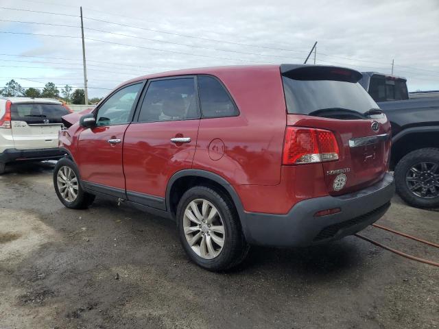 5XYKUDA2XBG063026 - 2011 KIA SORENTO EX 红色 照片 2