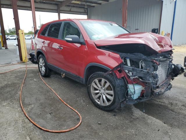 5XYKUDA2XBG063026 - 2011 KIA SORENTO EX 红色 照片 4