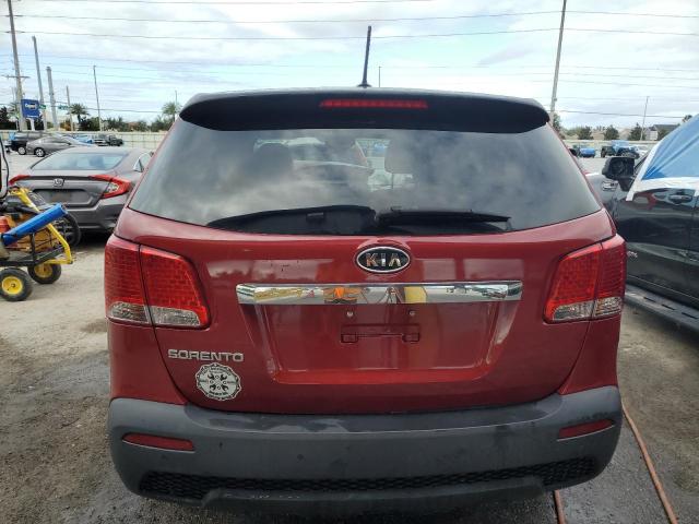5XYKUDA2XBG063026 - 2011 KIA SORENTO EX 红色 照片 6