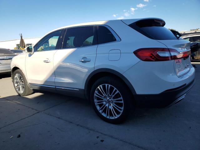 2LMTJ8LR2GBL59913 - 2016 LINCOLN MKX RESERVE Սպիտակ լուսանկար 2