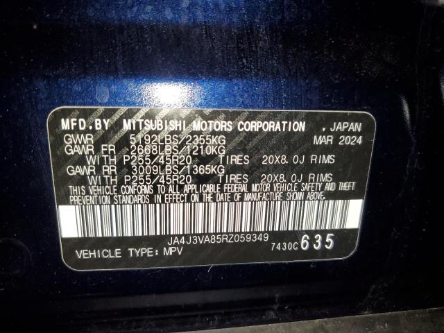 JA4J3VA85RZ059349 - 2024 MITSUBISHI OUTLANDER SE BLUE photo 14