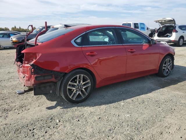 3KPF54AD5KE021389 - 2019 KIA FORTE EX RED photo 3