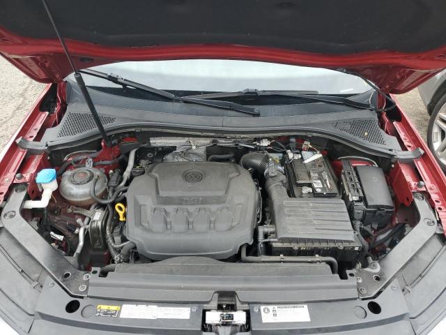3VV2B7AX0KM011301 - 2019 VOLKSWAGEN TIGUAN SE Rouge photo 12