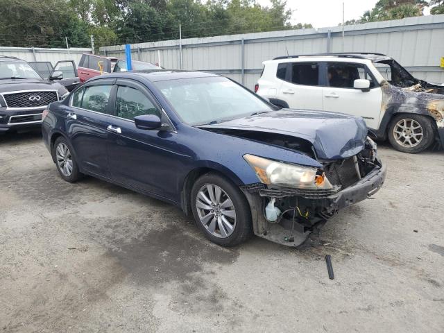 1HGCP3F84BA016675 - 2011 HONDA ACCORD EXL Blau Foto 4