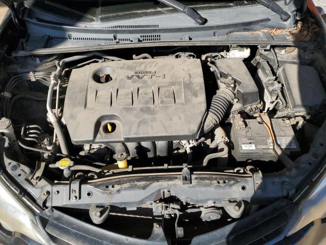 2T1BURHE1EC016951 - 2014 TOYOTA COROLLA L BLACK photo 11