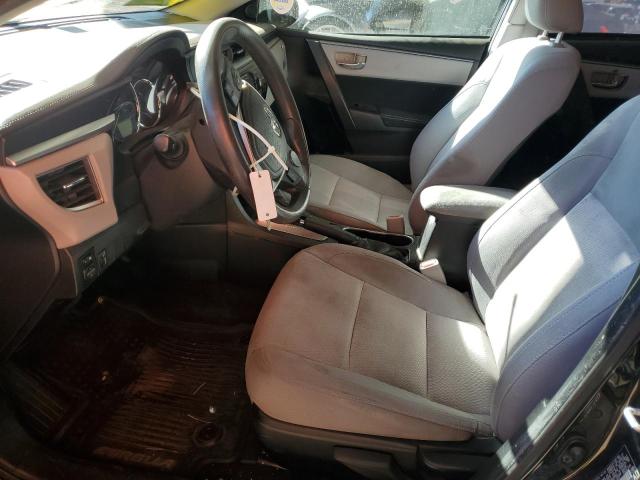 2T1BURHE1EC016951 - 2014 TOYOTA COROLLA L BLACK photo 7