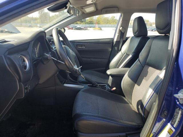 2T1BURHEXHC924576 - 2017 TOYOTA COROLLA L BLUE photo 7