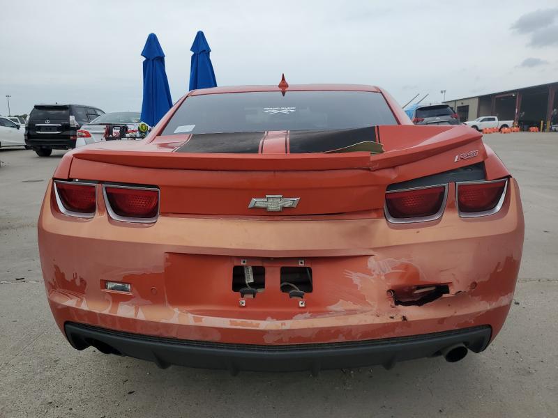 2G1FC1E35C9126187 - 2012 CHEVROLET CAMARO LT ORANGE photo 6