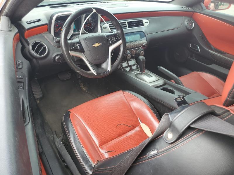 2G1FC1E35C9126187 - 2012 CHEVROLET CAMARO LT ORANGE photo 8