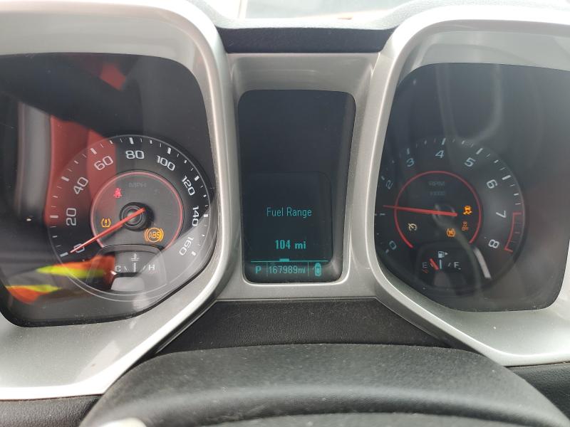 2G1FC1E35C9126187 - 2012 CHEVROLET CAMARO LT ORANGE photo 9