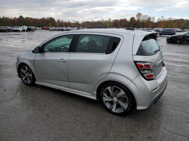 1G1JC6SB5H4101030 - 2017 CHEVROLET SONIC LT SILVER photo 2