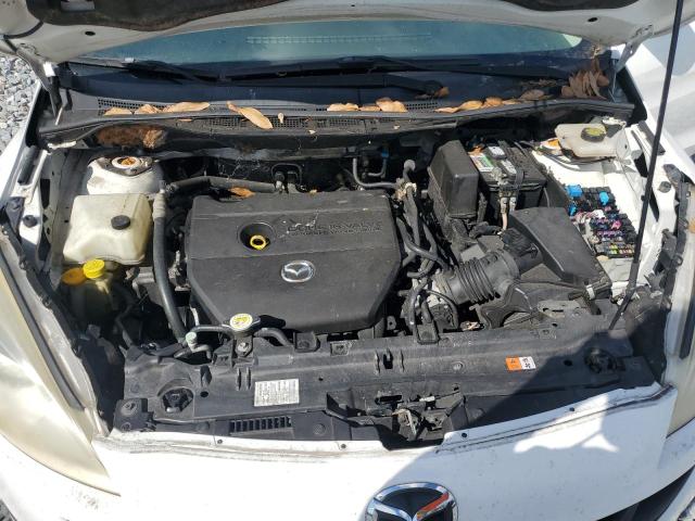 JM1CW2CL4C0112334 - 2012 MAZDA 5 WHITE photo 12